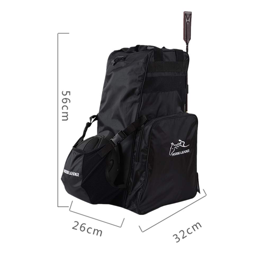 Sport Tent-wasserdichte Reitstiefeltasche Stiefeltasche mit Reithelmfach Reitsportausrüstung Tragetasche