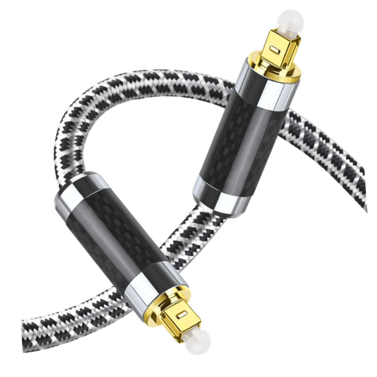 UPKOCH Cavo Audio Ottico da Metri Cavo Audio Digitale Maschio-maschio Trasmissione senza Interferenze Connettori Placcati in Oro Uso per Tv