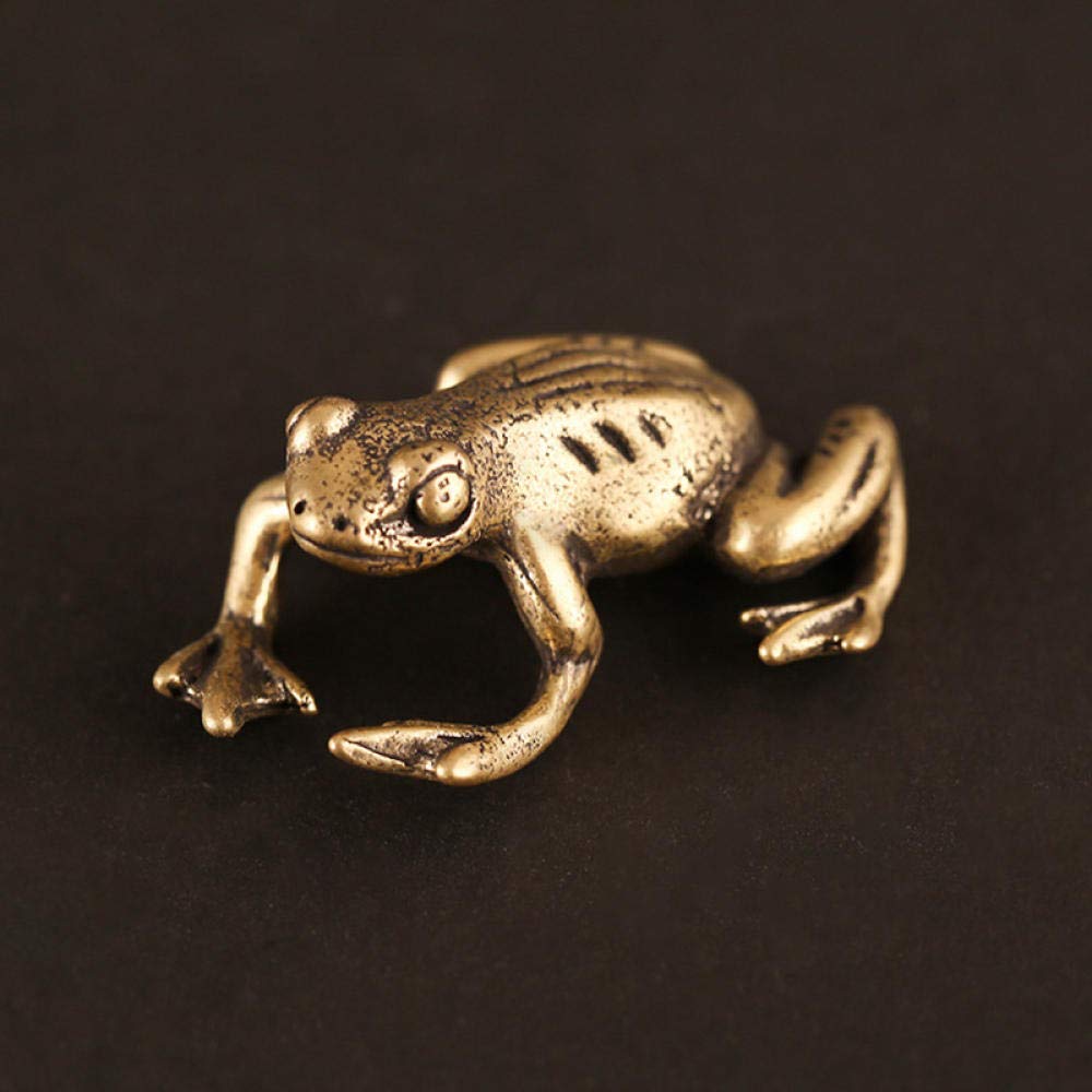金メッキ古代青銅鼓造形置物 可愛らしいカエルの像 ケース付き 香港発行測定書付 金メッキ古代青銅鼓造形置物 可愛らしいカエルの像 ケース付き