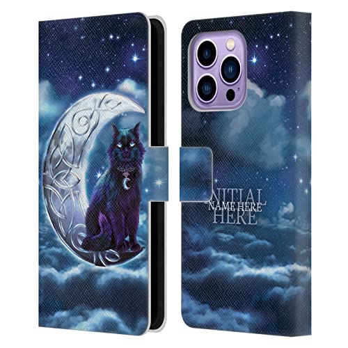 Étui antichoc personnalisé chat noir iPhone 14 Pro Max protège vos cartes