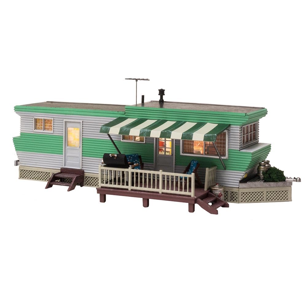 Woodland Scenics O Scale Built-Up Building/Structure Grillin & Chillin Trailer