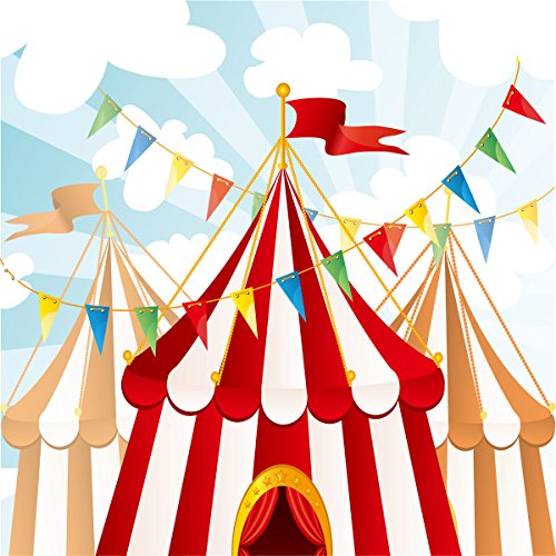 GYA Carnival Party Vinyl Photography Backdrop For Kids Birthday Decoration Customized Background Photo