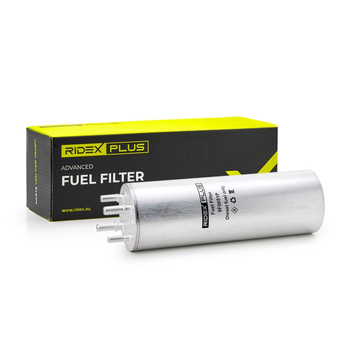 RIDEX PLUS 9F0051P Filtro combustible Compatible con VW Multivan T5 7HM, 7HN, 7HF, 7EF, 7EM, 7EN Gasóleo