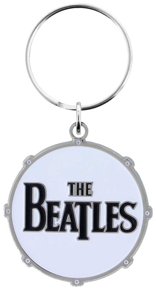 All Metal Die-Cut Drum Logo Keyring