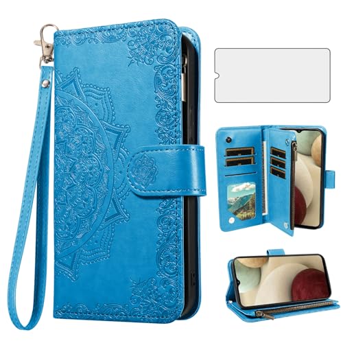 Coque Samsung A12 antichoc avec vitre en verre trempé pour éviter les écrans brisés