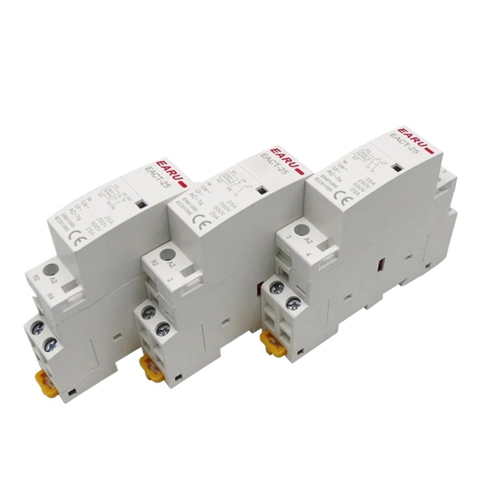 Domowy modułowy stycznik AC montowany na szynie Din, 2P AC 220V 230V 16A/20A/25A/ 1NO/1NC 2NO/2NC 50/60Hz (20A, 2NO,220V)