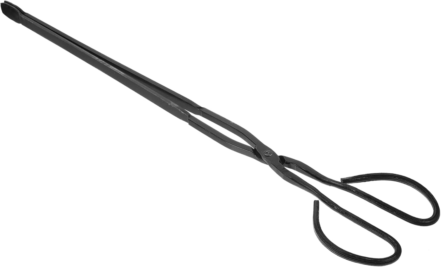 Happyyami Iron Clamp Fire Tongs Long Bbq Tong for Wood Charcoal Multi-purpose Camping Tool Random Style