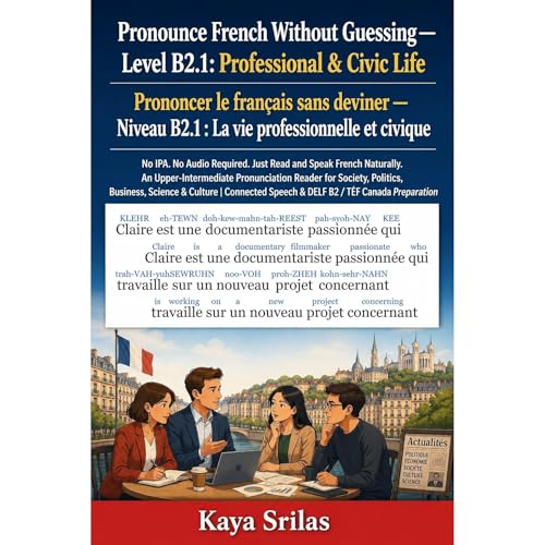Pronounce French Without Guessing &mdash; Level B2.1: Professional & Civic Life / Prononcer le fran&ccedil;ais sans devin