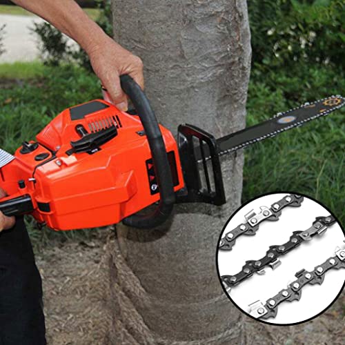 Tsikuxm Kettensägenkettenketten-Kette, Sägekette Edelstahl-Halbmeißelkette 3/8 Zoll-Kettennummer ist 57… – Bild 4