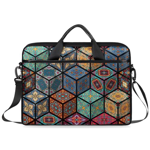 Bolso para portátil diseño mexicano vintage 14-15 pulgadas miniatura 7