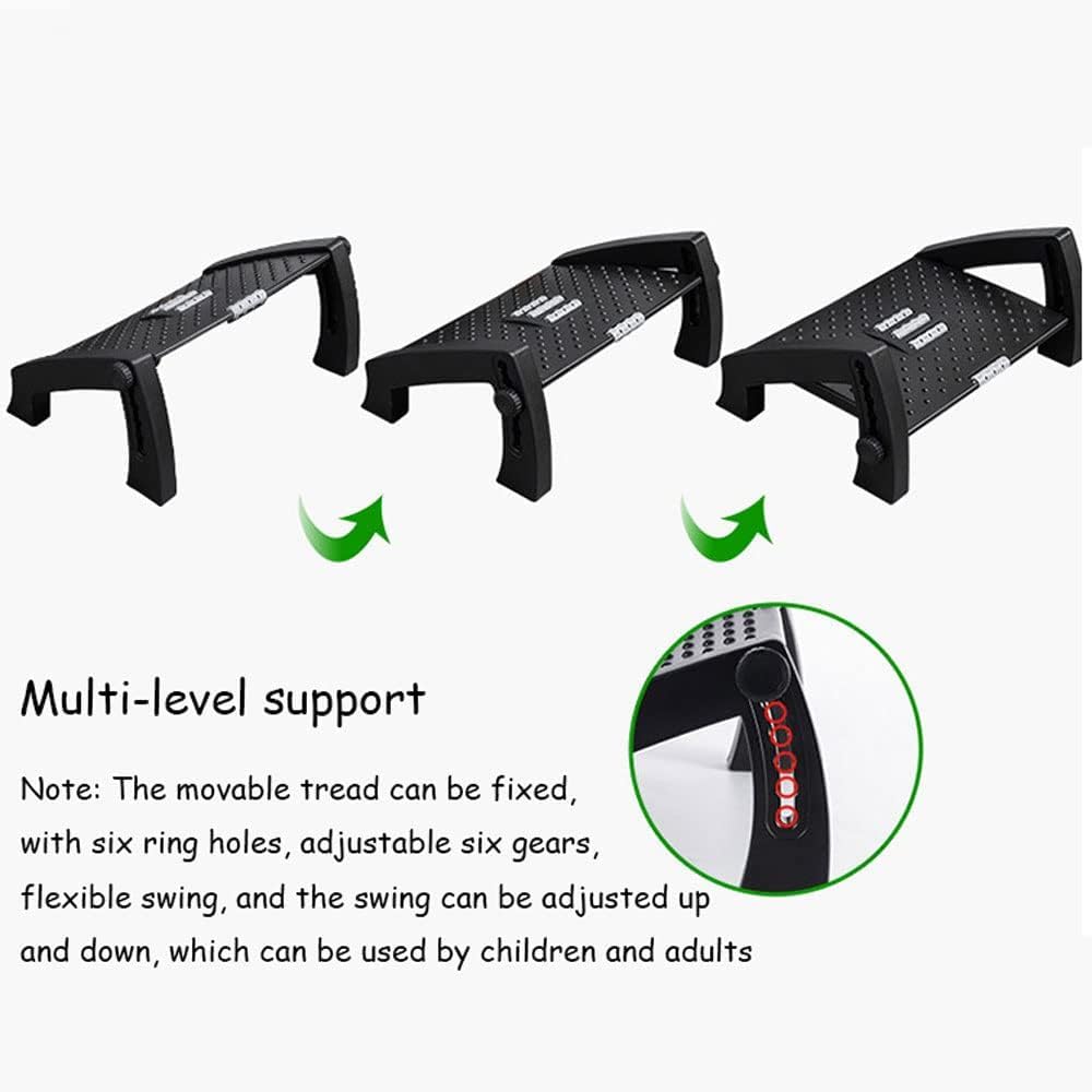 Adjustable Footrest with 6 Levels Height, Foot Rest for Under Desk at Work has Message Surface, Foot Rest Suitable for Office & Home, Premium Desk Foot Rest can Improve, Posture Foot Massage Adjustable Footrest with 6 Levels Height, Foot Rest for Under Desk at Work has Message Surface, Foot Rest Suitable for Office & Home, Premium Desk Foot Rest can Improve, Posture Foot Massage