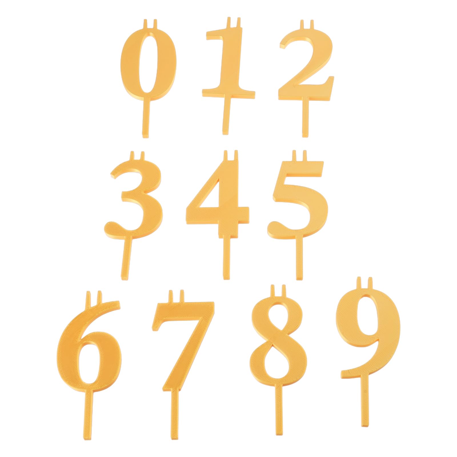LUCKGONI Number Cake Decoration Set For Birthdays Anniversaries And Important Dates Digital Birthday Cake Candle Holder