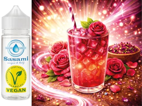 Arôme Concentré Rose Thé Glacé Sasami 100ml pour DIY végan