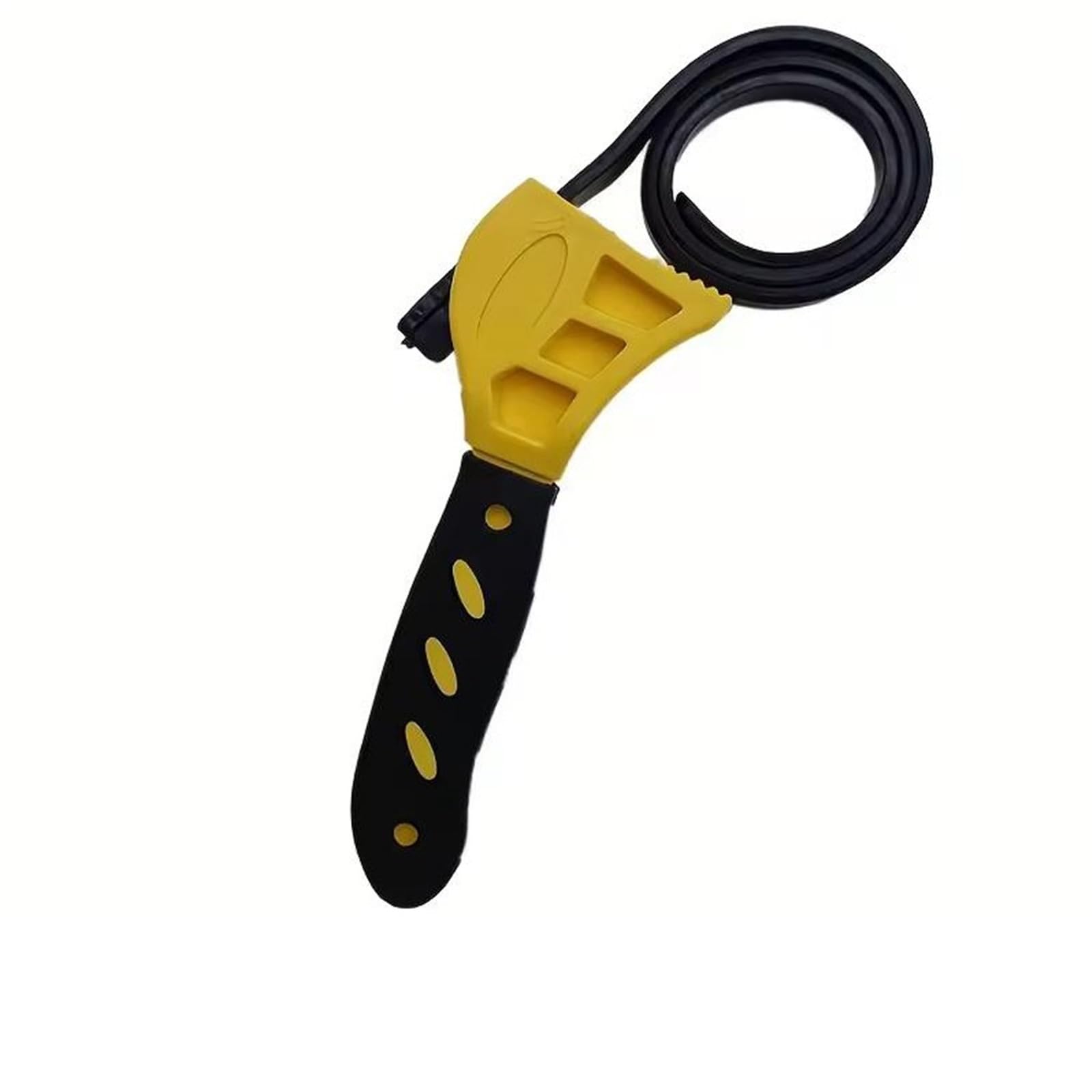 OLAQWENB Torque Wrenches 6inch Belt Wrench Oil Filter Puller Strap Spanner Chain Opener, Adjustable Disassembly Tool Precision Torque Wrench(Yellow)