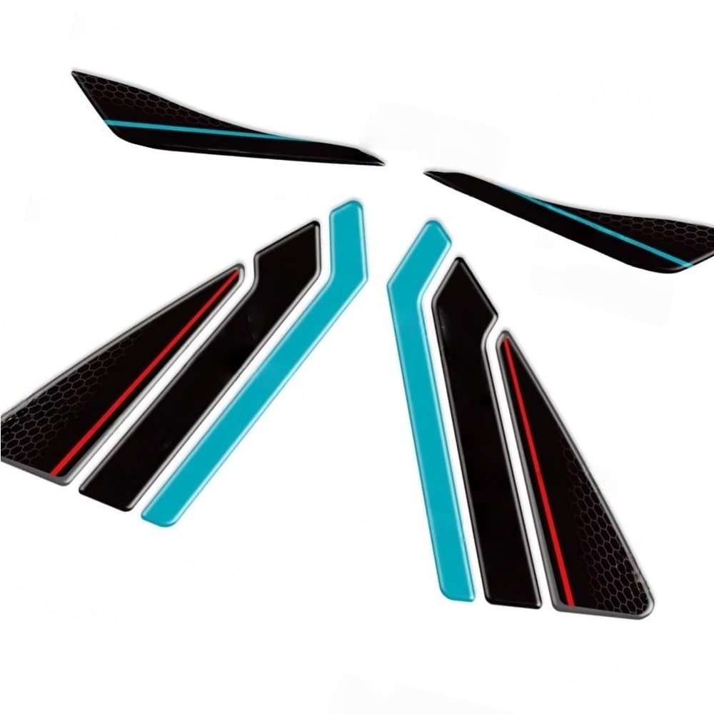 3D Motorcycle Fuel Tank Sticker Fairing Decals for MT07 for MT-07 for MT 07 2021-2024 2023 2022 Traction Pad Decal(Color3)