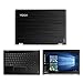 Black Brushed Aluminum skin decal wrap skin Case for Lenovo Yoga 710 11 11.6" Touch Screen Laptop