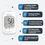 sinocare Safe AQ pro I Blood Sugar Monitor, Diabetes Testing Kit with 25pcs Strips & 25pcs Lans., Ketone Test Remind Function, 500 Test Results Storage Blood Glucose Monitor, No Coding, mmol/L - Image 3