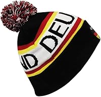 Vista 20 de COUVER Gorro con pompón de equipo de fútbol