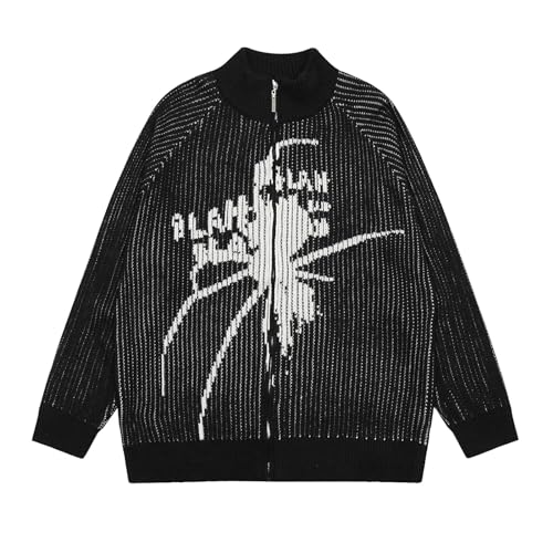 Pull cardigan tricoté pour hommes vêtement chaud araignée XL