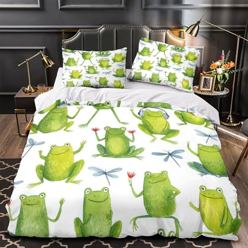 Linge de lit bouledogue français en microfibre résistante effet peinture d'art