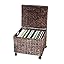 Amazon.com: Trademark Innovations Rolling File Box Wicker File Cabinet ...