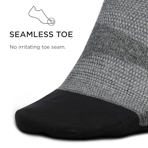 Image of Feetures Elite Light Cushion Mini Crew Sock - Sport Sock with Targeted Compression