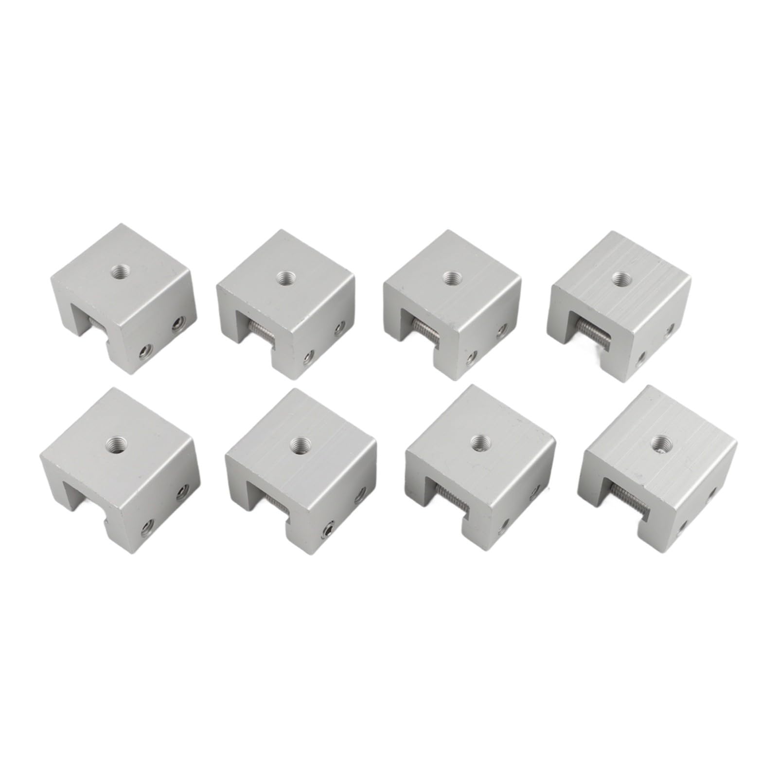 EasyByMall Abrazadera de techo con costura de pie para montaje solar fotovoltaico, aleación de aluminio con tornillos de acero inoxidable, premontada para techos de metal