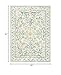 Lahome Boho Rugs for Living Room 5x7, Machine Washable Area Rugs Non-Slip, Vintage Floral Soft Kids Bedroom Carpet Rug for Home Girls Playroom Foyer Entryway, Beige/Multi