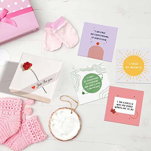 Obbyidk New Mom Affirmation Cards, 20 Uplifting Postpartum Affirmation Cards, Mothers Day Gift For New Mom, New Mom Gift For Women After Birth… #TOP5