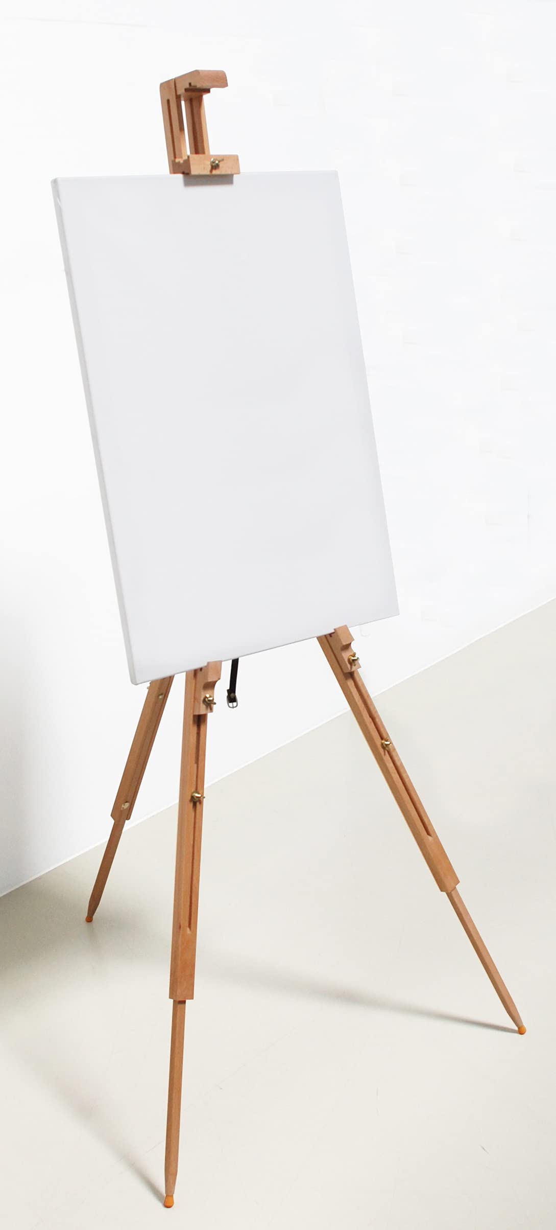 walther design Staffelei aus Kiefernholz, verstellbare Dreibein-Standstaffelei für Malerei, höhenverstellbar bis 178 cm, stabile Künstlerstaffelei
