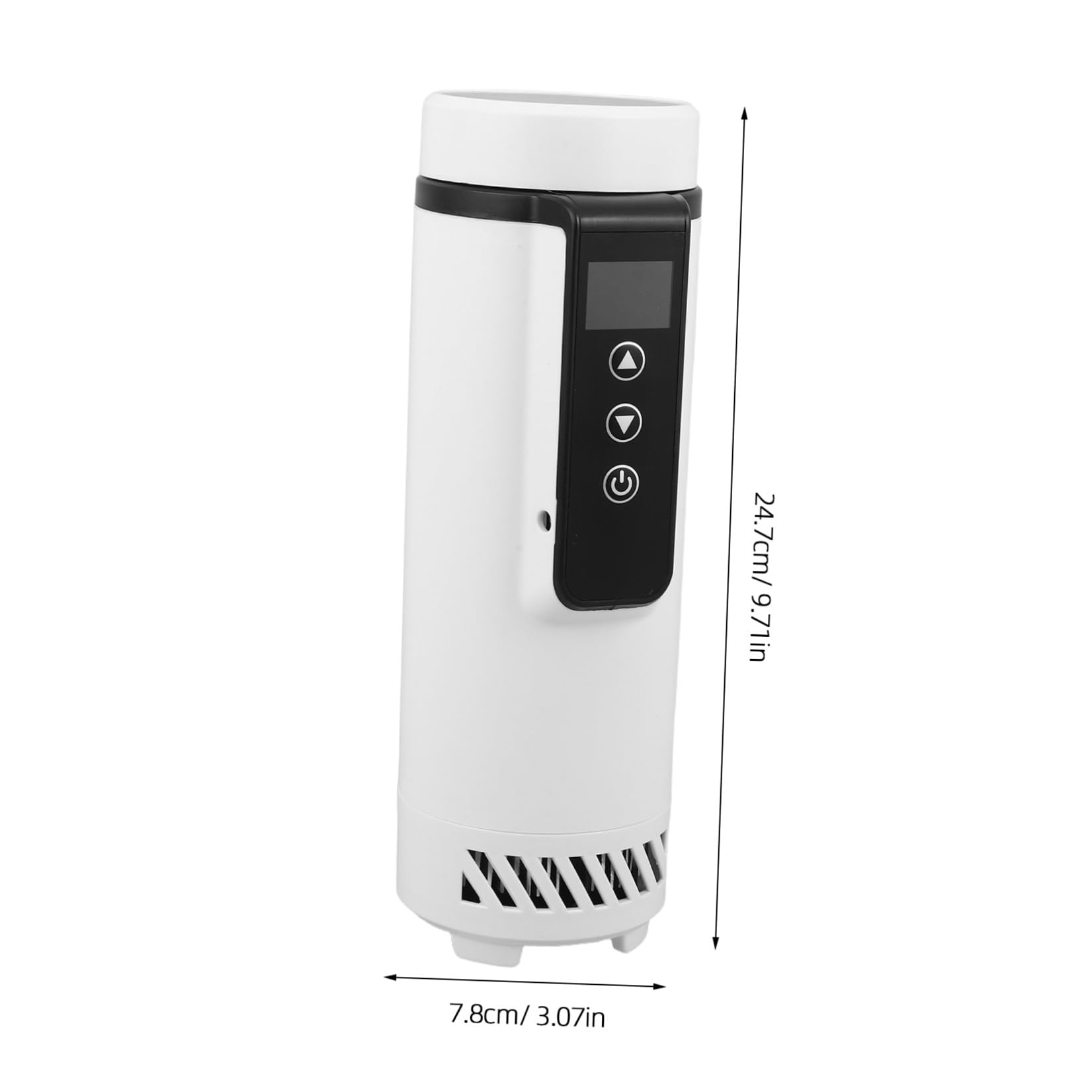 Tragbarer Insulin Kühler mit Thermometer, USB Kühlung, Weiß