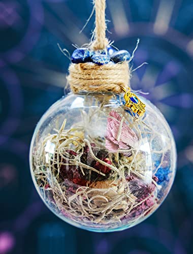 Witches Ball Divination Necromancy Protection Balls Altar Tools Goddess Spell Jar Collection Witches Blessing for Protection from Evil Banish Negative Energy Deflect Psychic Attacks