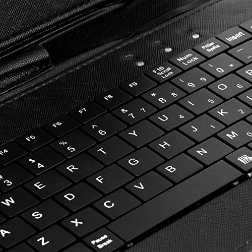 Capa de capa de couro PU magnético fólio dobrável dobrável sem caneta de teclado para tablet Android