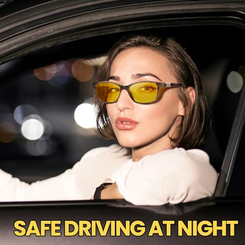 Myiaur Night Driving Glasses for Women Men, Polarized Night Vision Glasses Anti-Glare and Enhance Vision Nighttime2