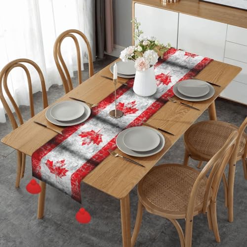Chemin de table Canada 152 cm pour protéger et décorer votre commode - 2