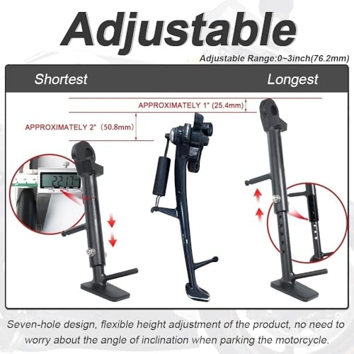 Support de béquille latérale réglable moto YZFR1 2009 2010 2011 2012