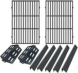 Genesis Grill Parts for Weber Genesis Replacement Parts for Weber Genesis 300 SER (w/Front Control Knobs) 3 Burner Accessories for Weber Flavorizer Bars 7621 62783, Grates 7524 & Heat Deflectors 7622