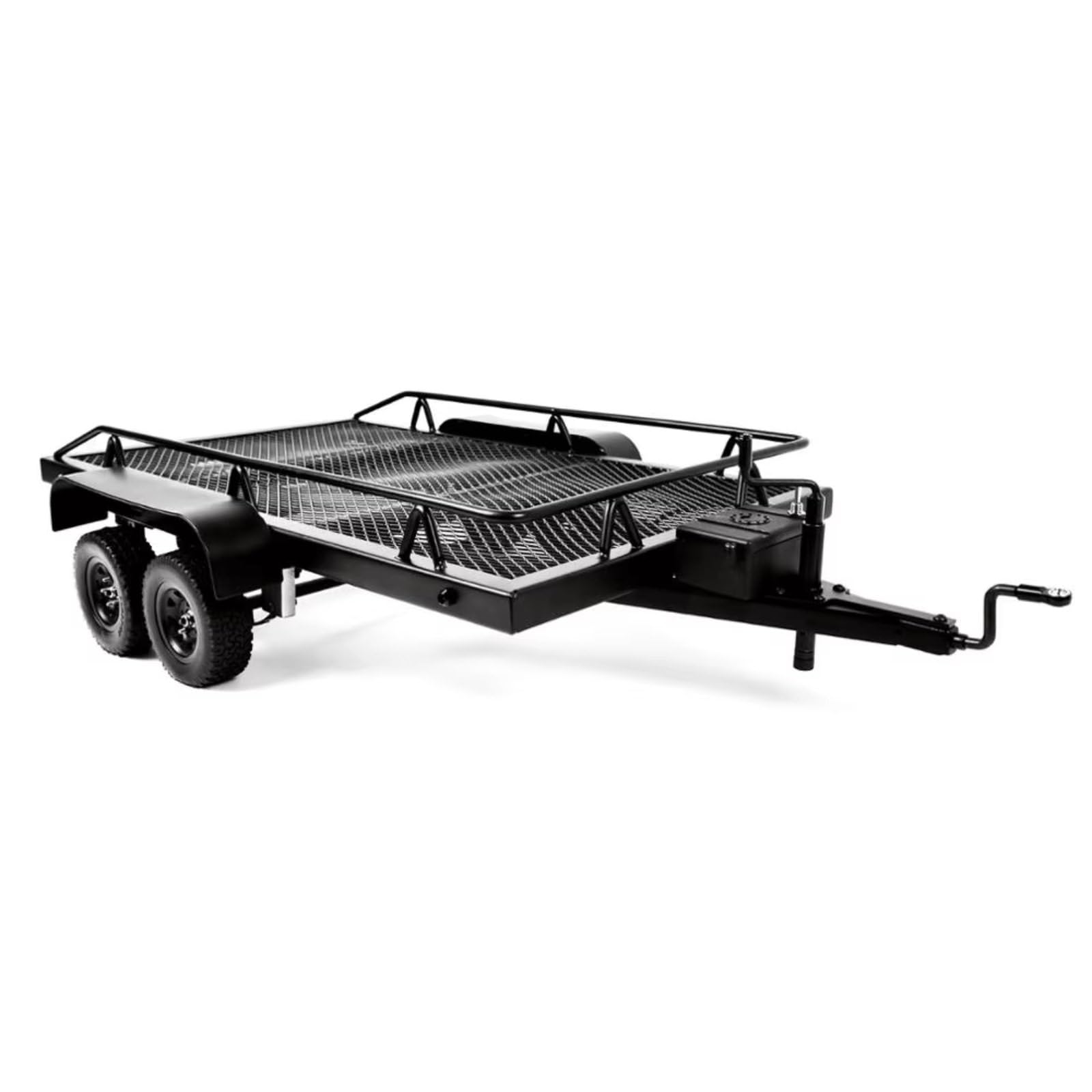 para Axial para SCX10 90046 AXI03007 para TRX-4 para MST para Redcat 1/10 RC Car Crawler 450 * 260MM Remolque Metal Piezas De Reparación De Automóviles Control Remoto Piezas