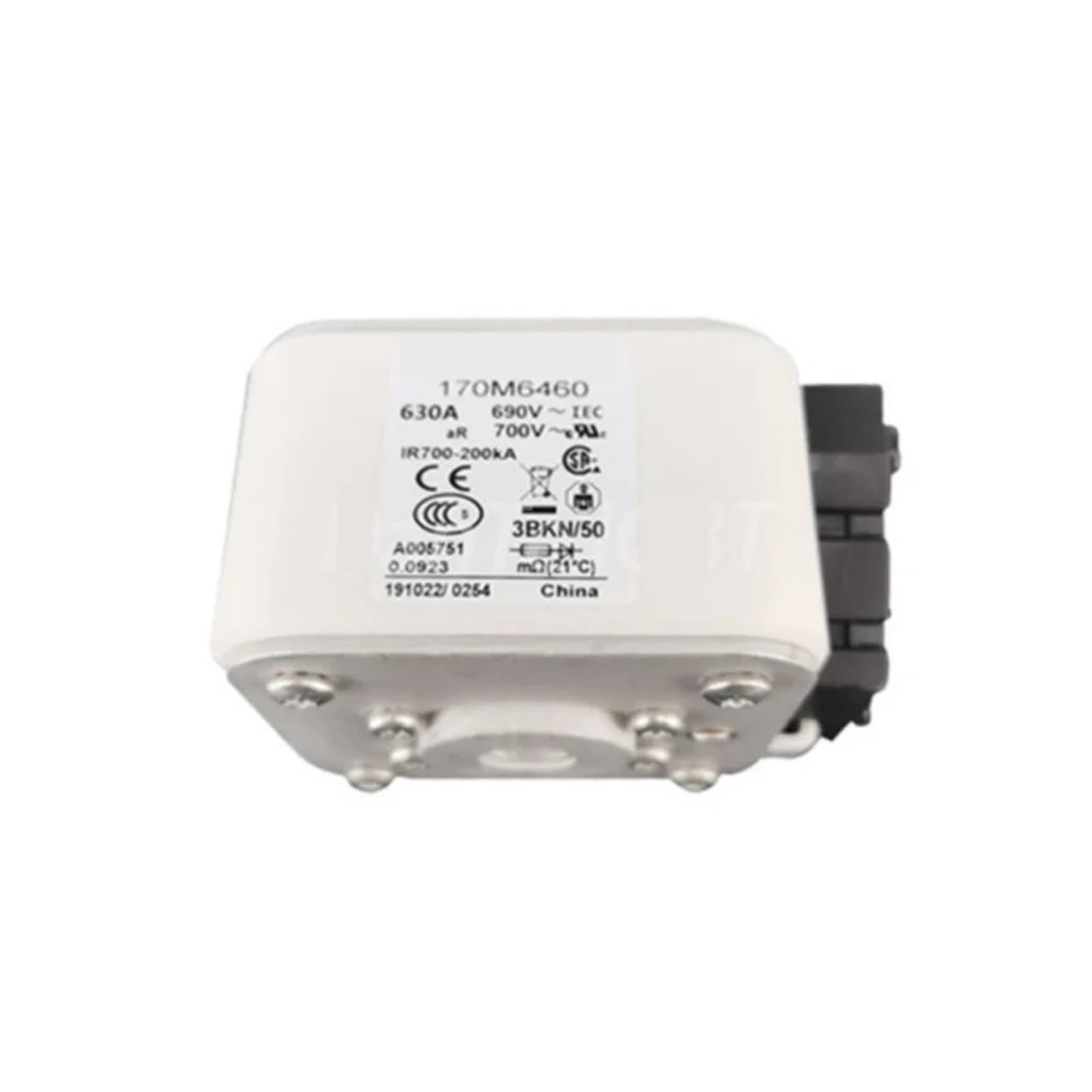 Fusible 170M6460 protection ultra-rapide aR taille 3 pour convertisseur