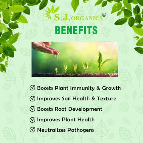 Image of SJ Organics Seaweed Extract 900ml Organic Liquid Fertilizer with Measuring Cap for Home Gardening | Seaweed Liquid Fertilizer for Plant | Sea Weed Fertilizer