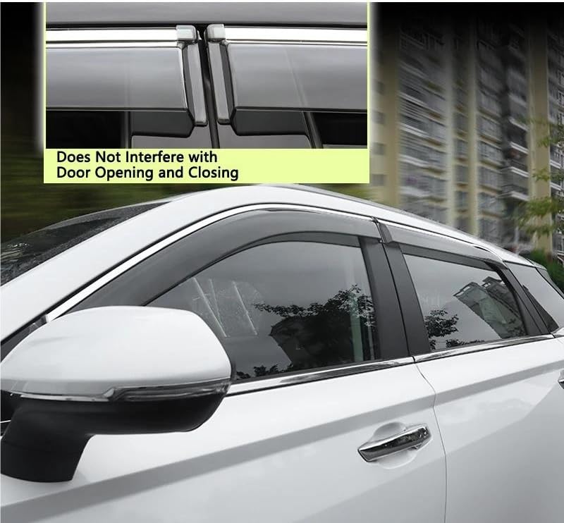 Déflecteurs de fenêtres Nissan Qashqai J11 2016-2022 pare-brise protection pluie