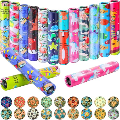 Beauenty 30Pcs Kaleidoscopes for Kids,Birthday Party Favor Old Fashioned Vintage Educational Toys Stocking Stuffers Goodie Bag Fillers for Classroom School Return Gifts Carnival Prizes (style 2)