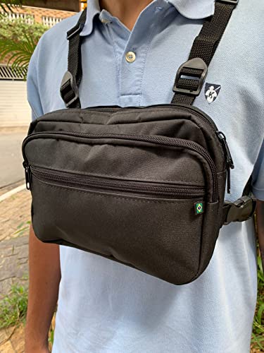 Shoulder Bag De Peito Chest Bag Fitness Caminhada Bike