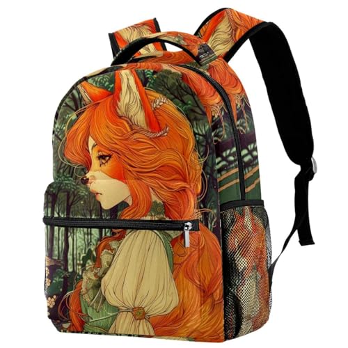 Sac à dos scolaire violet avec porte-bouteille ergonomique