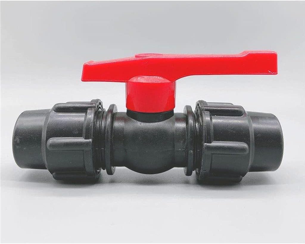 Colector de manguera de latón Válvula en forma de Y 20/25/32/40/50/63 mm Tubería de agua de plástico Conector de válvula rápida Tubo de PE Accesorios de válvula de bola Válvula unidireccion