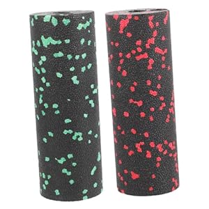 PartyKindom Mini Faszienrolle 2er-Set Grün/Rot