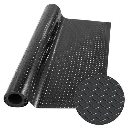 bimiti 300 x 150 cm Gummimatte Meterware Schutzmatte, garagenboden matten, Noppenmatte Bodenmatte aus Gummi, rutschfest Gummimatte Bodenmatte mit...