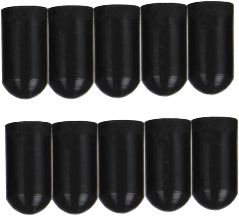 10 piezas de puntas silenciosas para baquetas de percusión miniatura 1