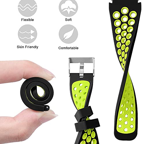Correa de silicona impermeable y resistente para Garmin Forerunner 245 5
