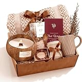 Get Well Soon Self Care Birthday Gift Baskets Set for Women After Surgery, Thinking of You Inspirational Gifts for Mom Her Friend Sister Wife